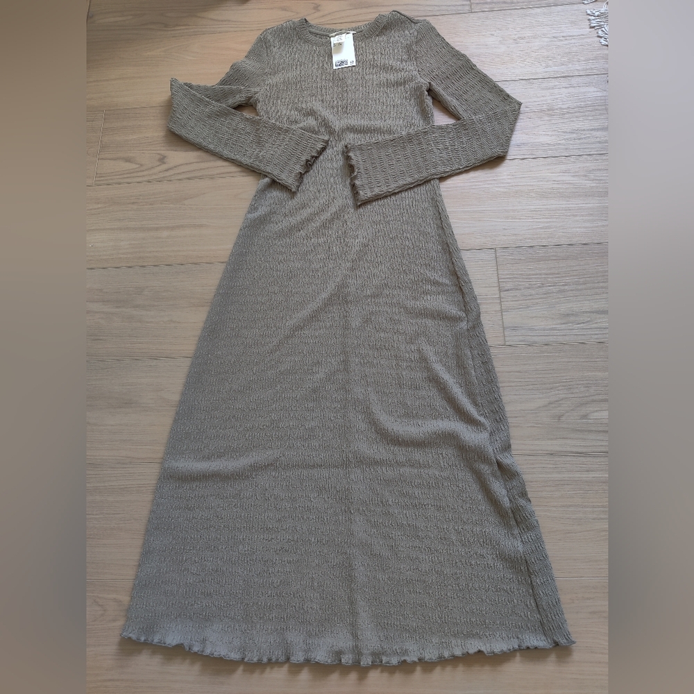 H&M fitted maxi dress